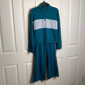 Teal Sweatsuit set